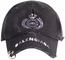 Balenciaga Black Cotton Embroidered Logo Baseball Cap. 661887410B21077 Balenciaga Black Cotton Embroidered Logo Baseball Cap. 661887410B21077