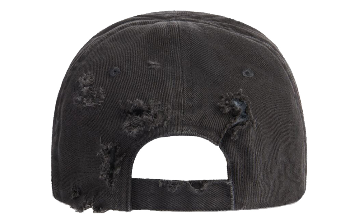 Balenciaga Black Cotton Embroidered Logo Baseball Cap. 661887410B21077 圖 3