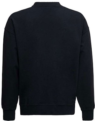 Balenciaga Baju Sejuk Leher Bulat Hitam dengan Rekaan Lencana Cetakan Logo. 676629TLV901076 Lookbook Balenciaga Baju Sejuk Leher Bulat Hitam dengan Rekaan Lencana Cetakan Logo. 676629TLV901076