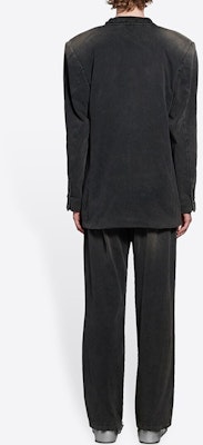 バレンシアガ ブラック ダブルブレスト カジュアル ブレザー レギュラーフィット 662390TAV041000 Purchase バレンシアガ ブラック ダブルブレスト カジュアル ブレザー レギュラーフィット 662390TAV041000