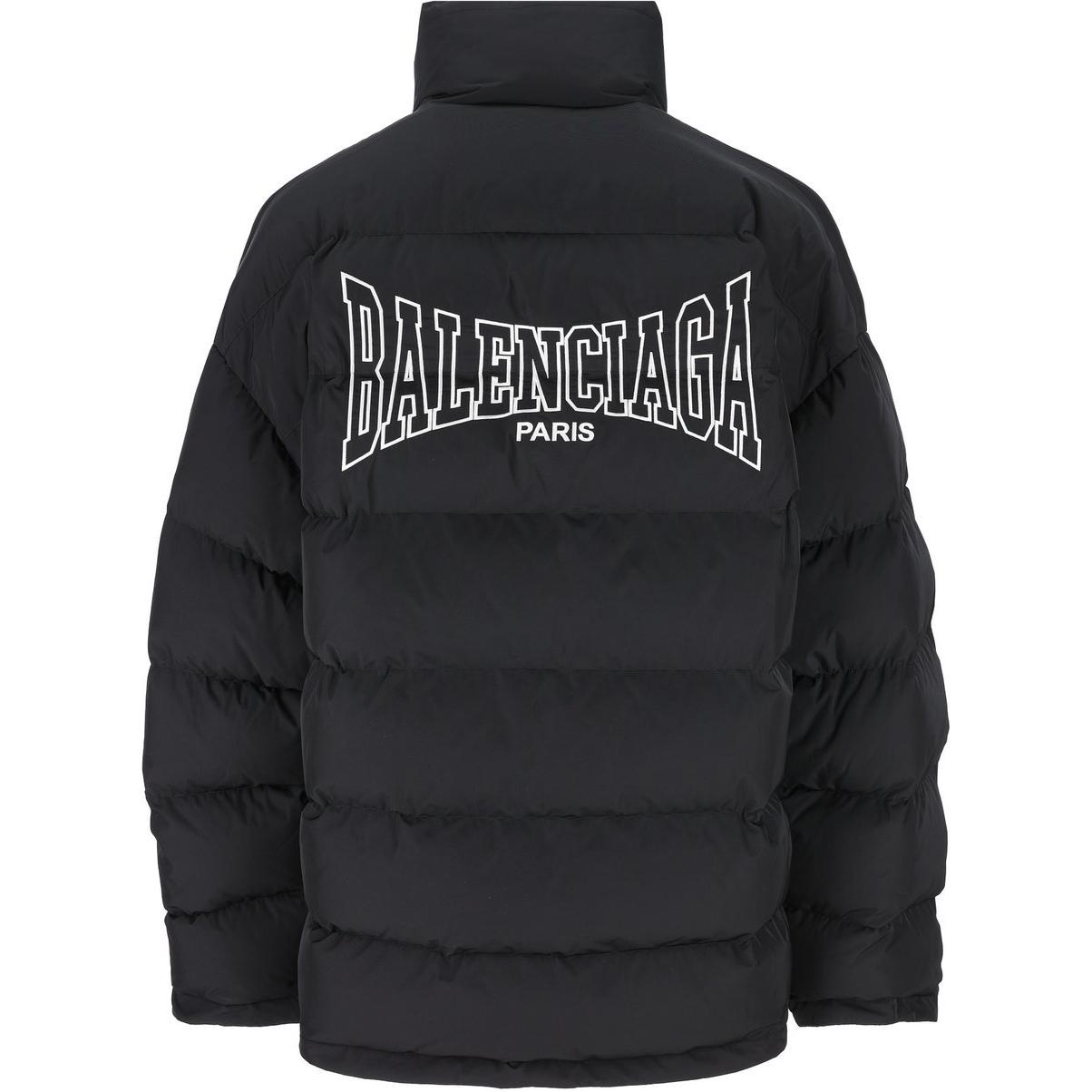 Lookbook 巴黎世家黑色双面字母印花拉链夹克 808811TRO181000