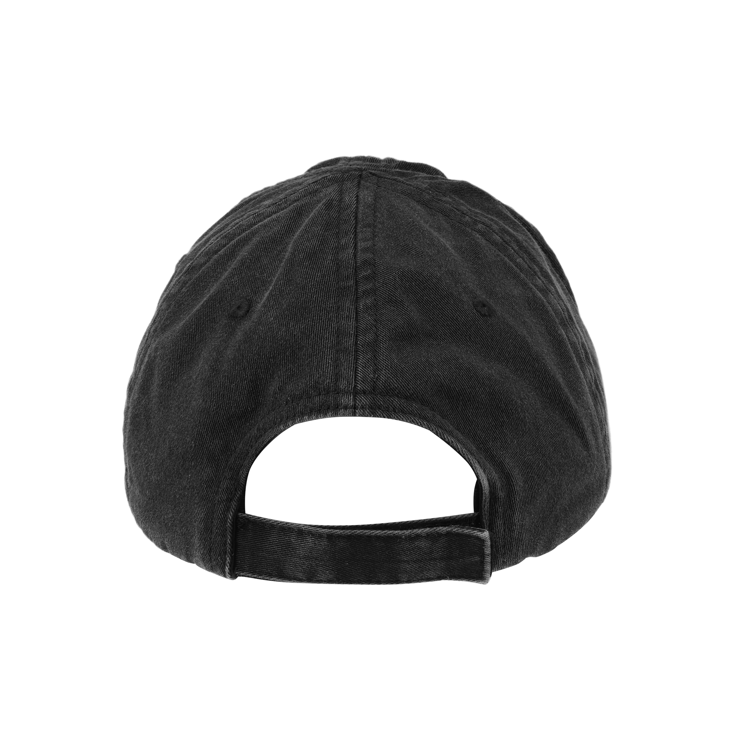 Purchase Balenciaga Black Embroidered Logo Cotton Baseball Cap Unisex Couple Style 617160-4A2B4-1077