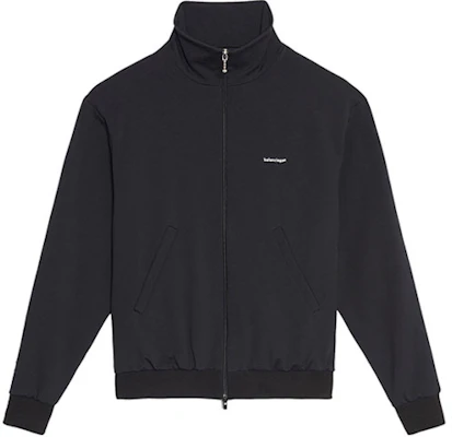 Balenciaga Track Jacket Hitam Leher Tinggi Kasual 567921TTK211000 Buy Balenciaga Track Jacket Hitam Leher Tinggi Kasual 567921TTK211000