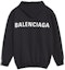 Order Balenciaga Black Hoodie with Large Logo Print on Back 556143TAV371000