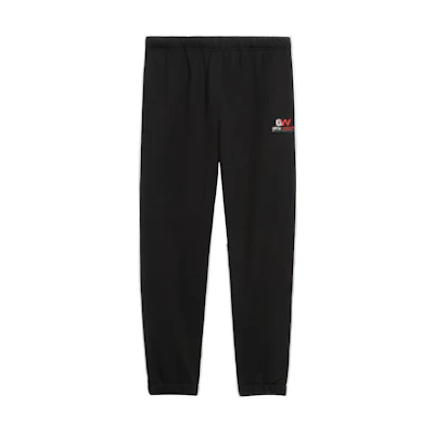 Balenciaga Black Knit Joggers with Logo Print 626310TIVD41000
