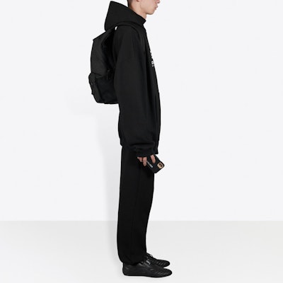 Balenciaga 黑色針織運動褲附Logo印花 626310TIVD41000 Details for Balenciaga 黑色針織運動褲附Logo印花 626310TIVD41000