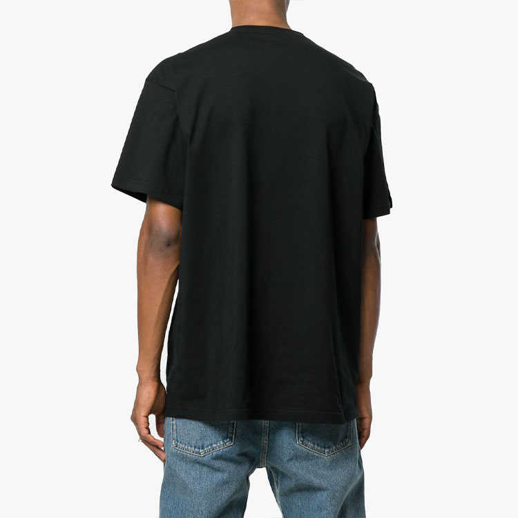 Purchase 발렌시아가 블랙 레터 로고 클래식 티셔츠 556150TYK281000