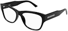 Buy Balenciaga Bingkai Optik Unisex Logo Hitam Bentuk Unik Acetate. BB0309O001