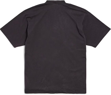 巴黎世家黑色字母Logo印花男女同款圆领T恤常规版型。 739784TRVH58190 Lookbook 巴黎世家黑色字母Logo印花男女同款圆领T恤常规版型。 739784TRVH58190