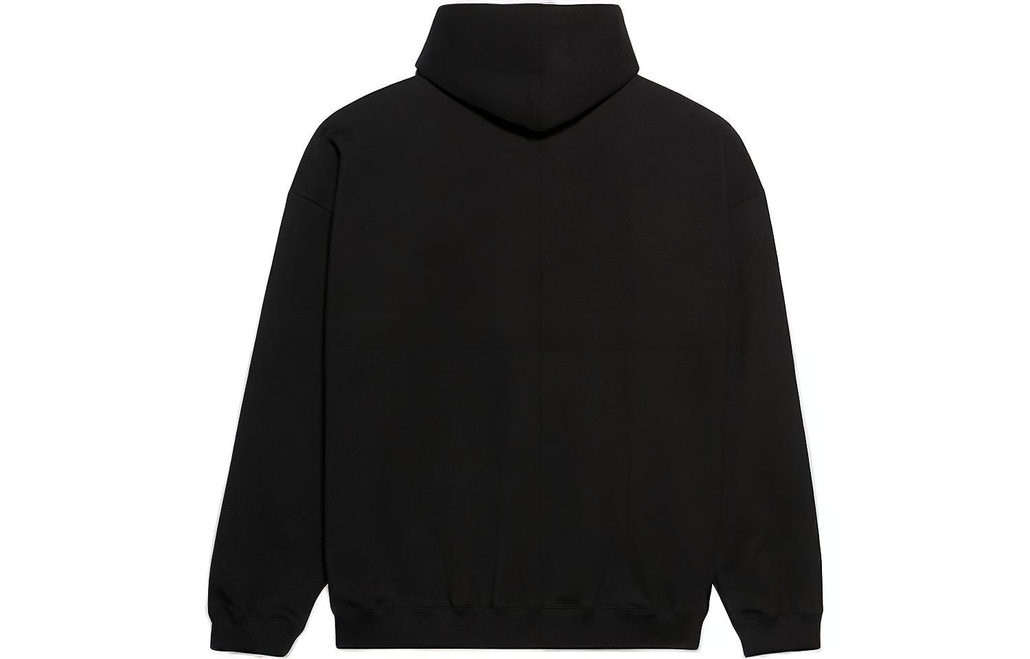 Balenciaga Black Letter Print Classic Oversized Hoodie 620973TIVD41000 圖 3