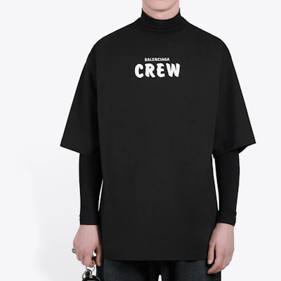 巴黎世家黑色字母印花圆领T恤 620969TIV741070 Details for 巴黎世家黑色字母印花圆领T恤 620969TIV741070