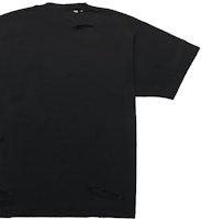 발렌시아가 블랙 레터 프린트 디스트레스드 반팔 티셔츠 651795TKVB81070 Shop 발렌시아가 블랙 레터 프린트 디스트레스드 반팔 티셔츠 651795TKVB81070