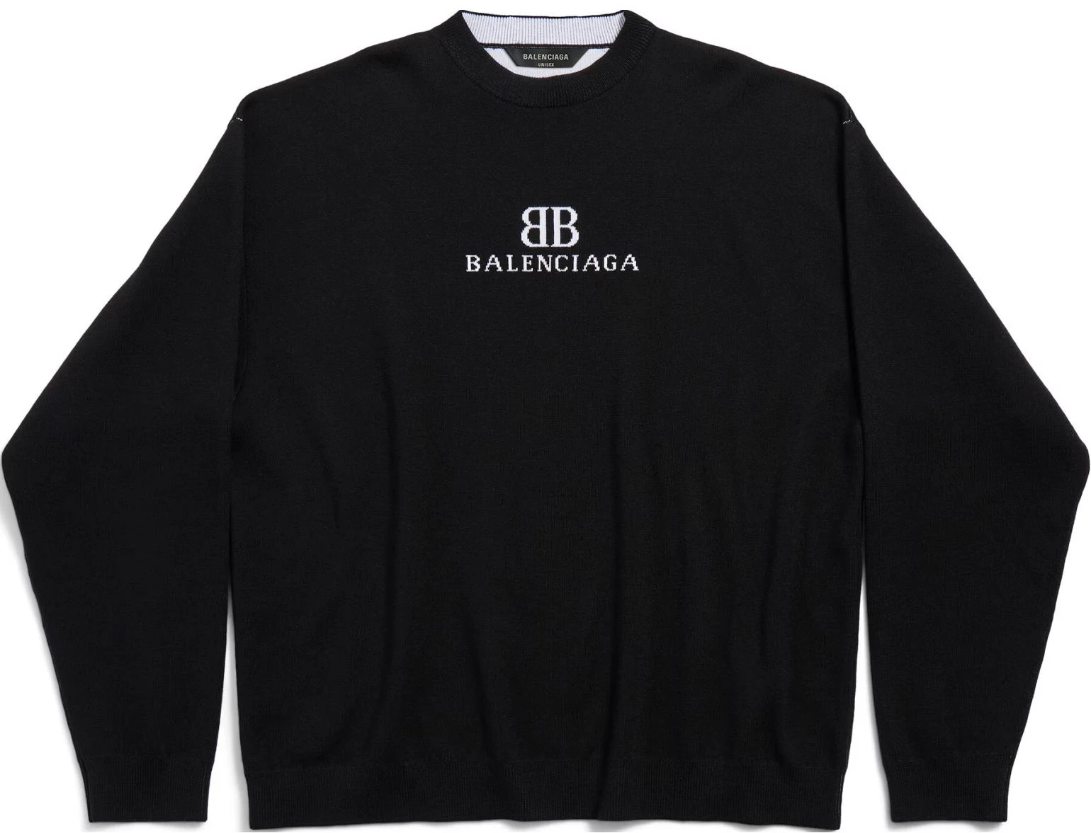 balenciaga-black-logo-jacquard-print-crewneck-drop-shoulder-sweater-818420-t17251070