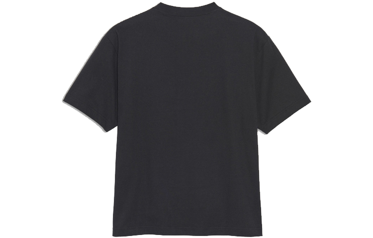 Balenciaga Black Logo Print Crewneck T-Shirt Regular Fit 594579TGV481000 圖 3