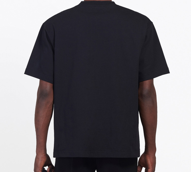 Balenciaga Black Logo Print Crewneck T-Shirt Regular Fit 594579TGV481000 圖 6