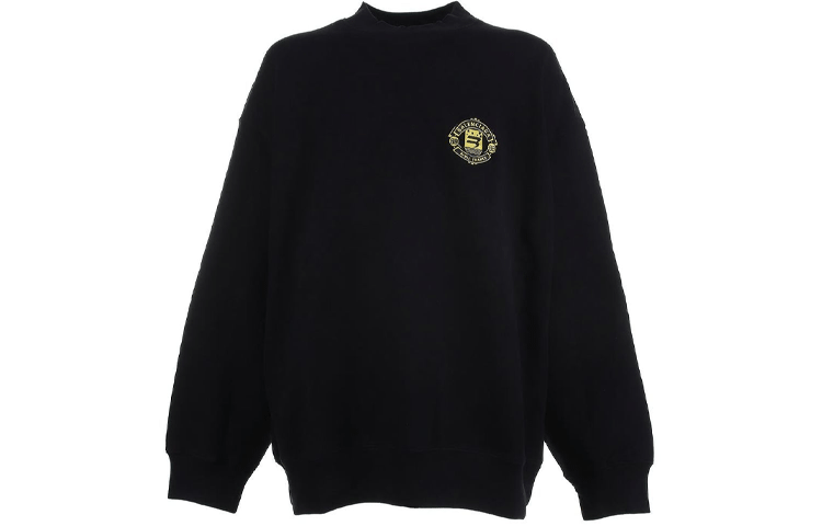 Balenciaga Black Logo Print Long Sleeve Crewneck Sweatshirt 671125TLV60-1000 圖 2