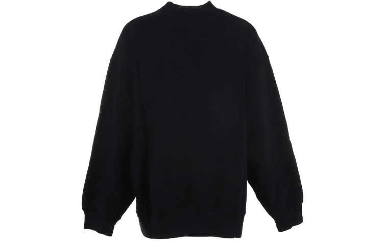 Balenciaga Black Logo Print Long Sleeve Crewneck Sweatshirt 671125TLV60-1000 圖 3