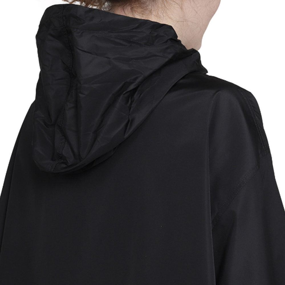 Cheap Balenciaga Jaket Panjang Lengan Panjang Hitam dengan Logo Print 681449TLO061000