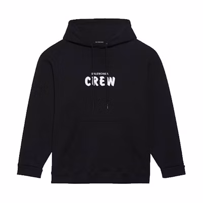 Balenciaga Black Logo Print Pullover Sweatshirt Regular Fit 600583TIV751070