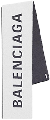 巴黎世家黑色长款羊毛Logo围巾 512732-320B0-9060 Order 巴黎世家黑色长款羊毛Logo围巾 512732-320B0-9060