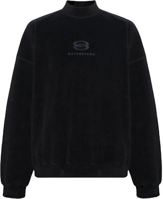 Sudadera Negra Balenciaga Loose-Fit con Logo Bordado 697975TPVK51069 Buy Sudadera Negra Balenciaga Loose-Fit con Logo Bordado 697975TPVK51069