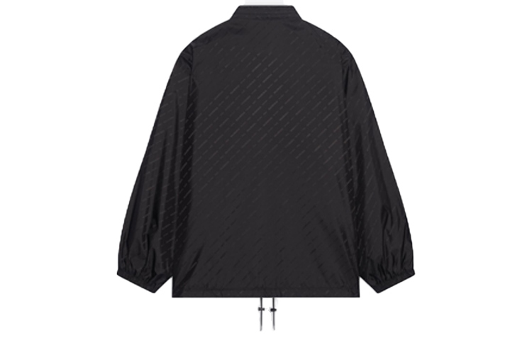 Balenciaga Black Monogram Logo Waterproof Zip Jacket 681452TKO401000 圖 3