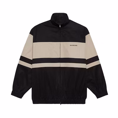 Balenciaga Black Panelled High Neck Jacket 623020TIM391000