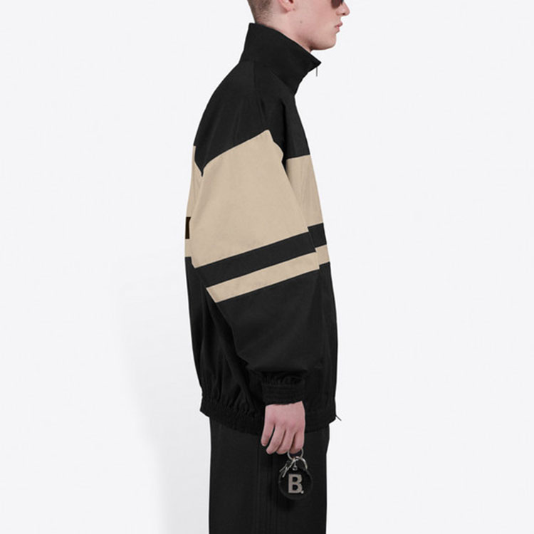 Balenciaga Black Panelled High Neck Jacket 623020TIM391000 圖 4