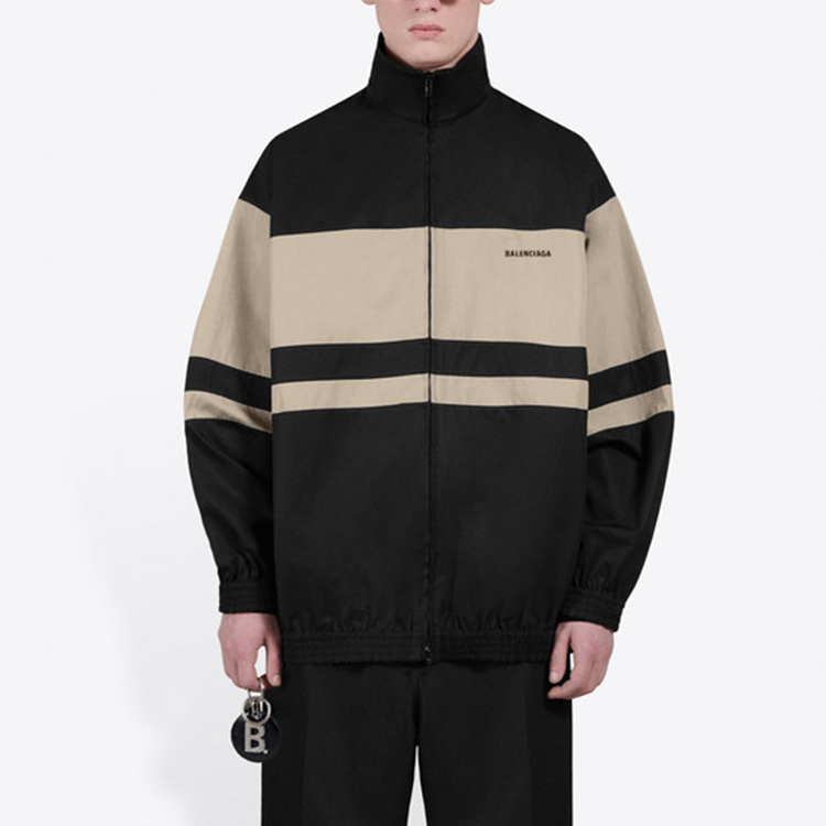 Balenciaga Black Panelled High Neck Jacket 623020TIM391000 圖 5