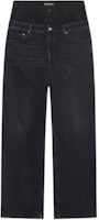 Balenciaga Black Patchwork Loose Fit Straight Leg Jeans 661609TBP471055 Balenciaga Black Patchwork Loose Fit Straight Leg Jeans 661609TBP471055