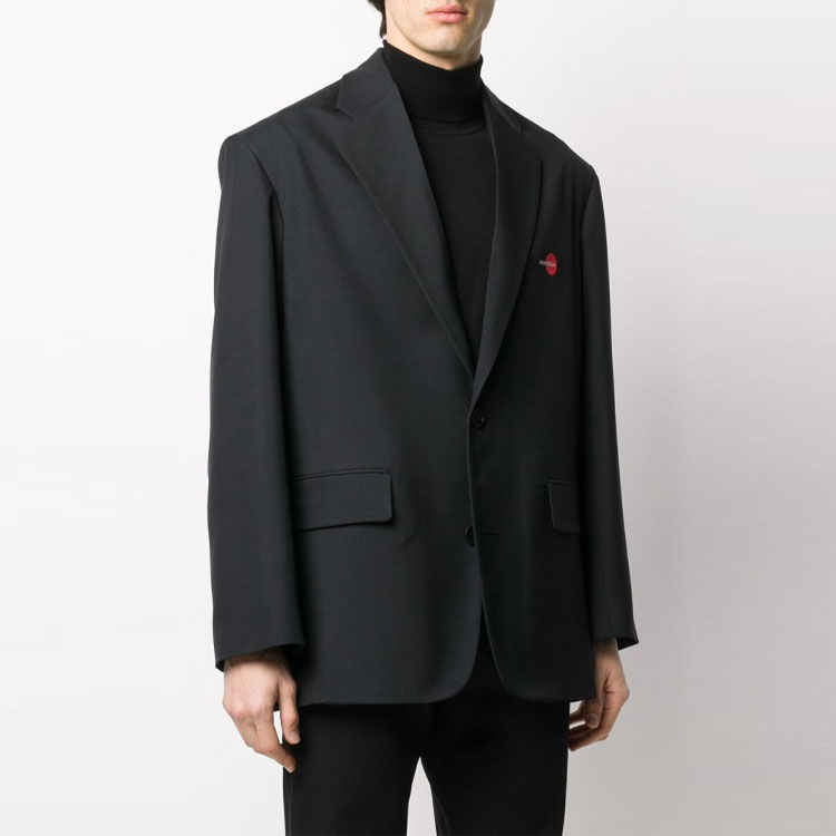 Balenciaga Black Printed Oversized Blazer Jacket Long Sleeve Casual Wear 621997TXI171000 圖 4