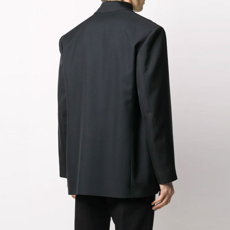 Balenciaga Black Printed Oversized Blazer Jacket Long Sleeve Casual Wear 621997TXI171000 圖 5