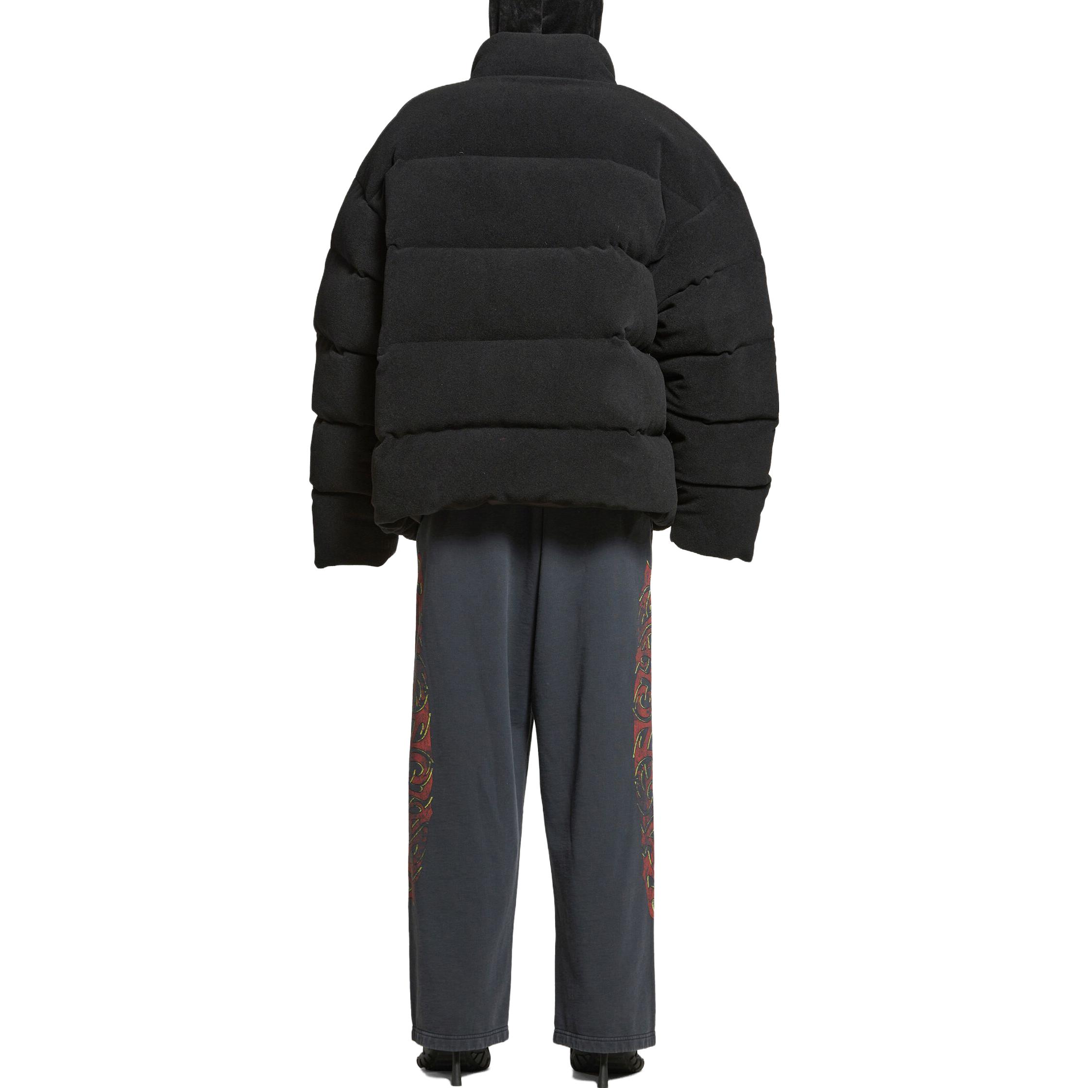 Purchase Celana Balenciaga Hitam Wide-Leg Fit Longgar Unisex Terbaru. 771081TPVM91568