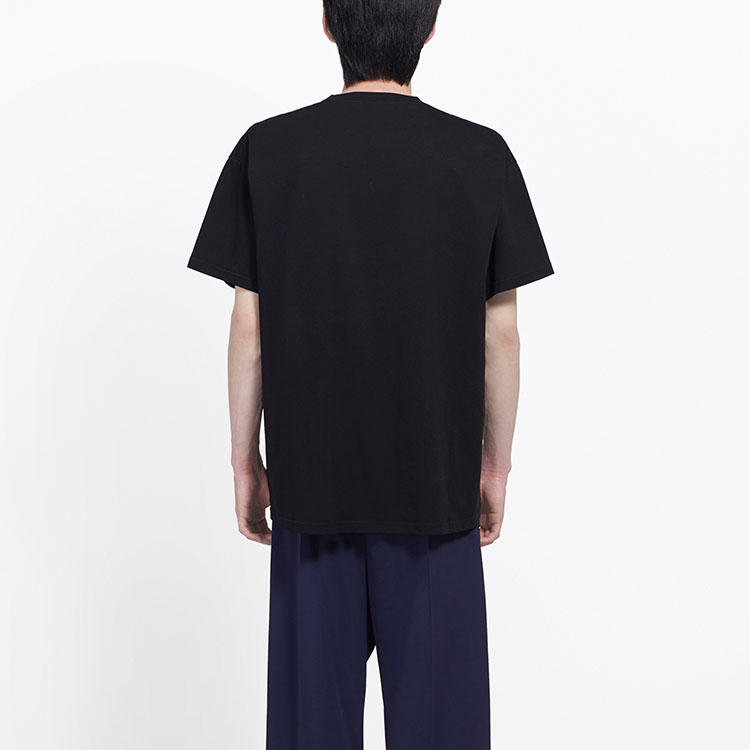 Purchase 巴黎世家黑色短袖字母Logo印花T恤 570803TFV761000