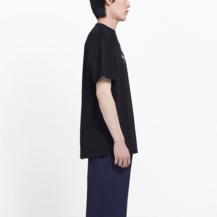 Details for 巴黎世家黑色短袖字母Logo印花T恤 570803TFV761000