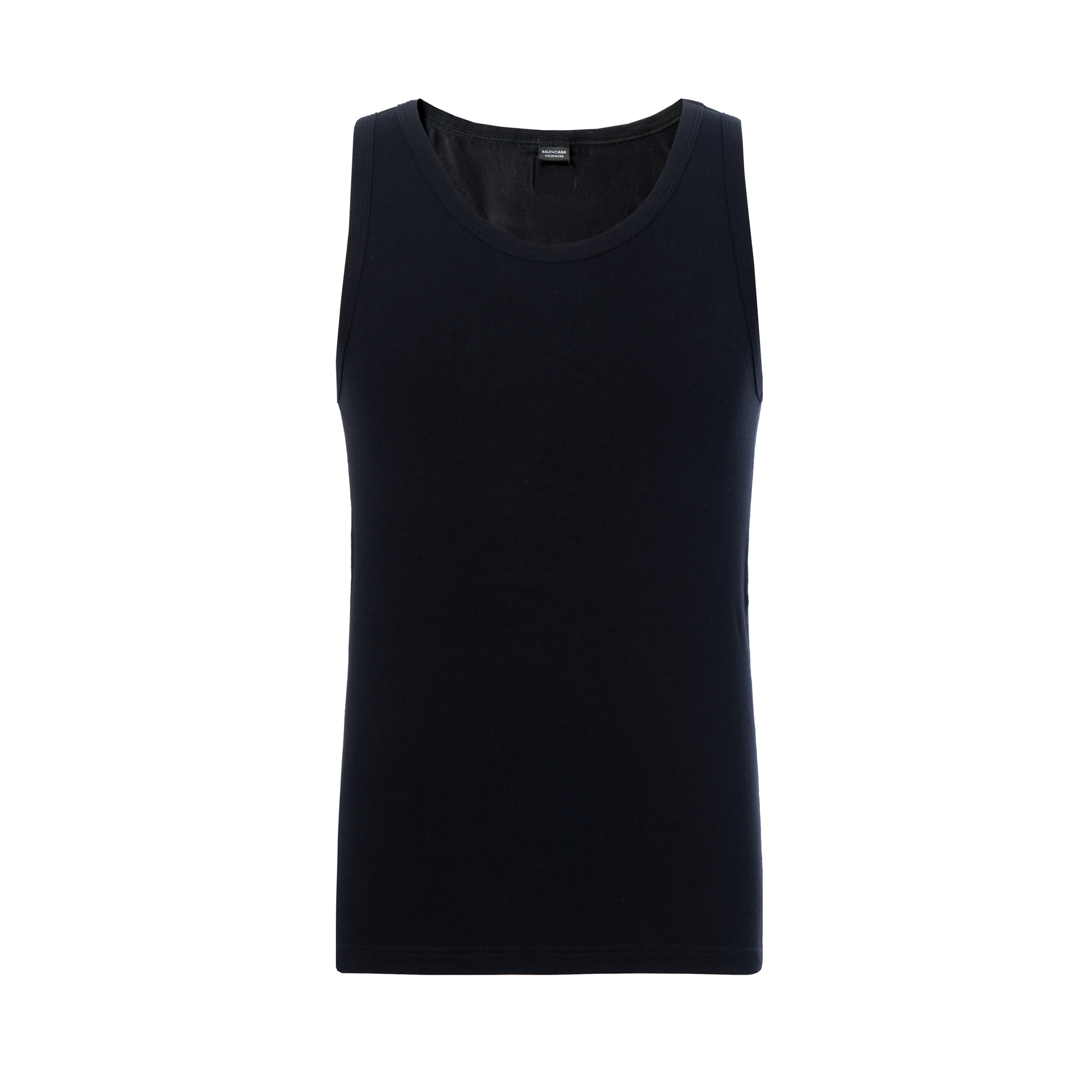 Order 巴黎世家黑色修身无袖休闲中长款背心 6573954A8B81000