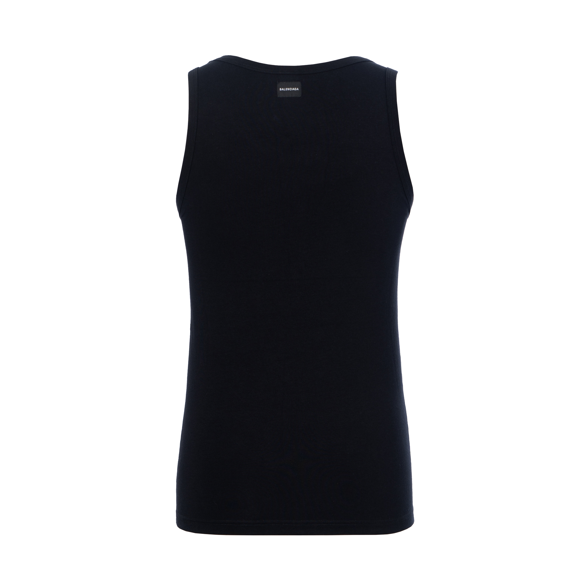 Lookbook 巴黎世家黑色修身无袖休闲中长款背心 6573954A8B81000