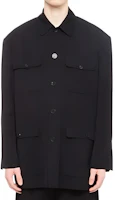 Balenciaga Black Slim Fit Jacket with Multiple Pockets 680945TJO251000 Balenciaga Black Slim Fit Jacket with Multiple Pockets 680945TJO251000