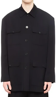 발렌시아가 블랙 슬림핏 자켓 멀티 포켓 680945TJO251000 Buy 발렌시아가 블랙 슬림핏 자켓 멀티 포켓 680945TJO251000