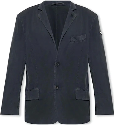 Balenciaga 黑色純色長袖釦扣外套 768932TPVJ91000 Order Balenciaga 黑色純色長袖釦扣外套 768932TPVJ91000