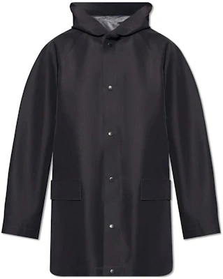 Balenciaga Black Solid Color Mid-Length Hoodie Jacket with Button Closure 773087TPO261000 Buy Balenciaga Black Solid Color Mid-Length Hoodie Jacket with Button Closure 773087TPO261000