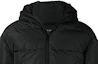 Details for 발렌시아가 블랙 솔리드 컬러 지퍼 후드 패딩 재킷. 556231TYD331000