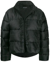 Balenciaga Black Solid Zip-Up Puffer Jacket Unisex Long Sleeve 582998TFO061000 Balenciaga Black Solid Zip-Up Puffer Jacket Unisex Long Sleeve 582998TFO061000