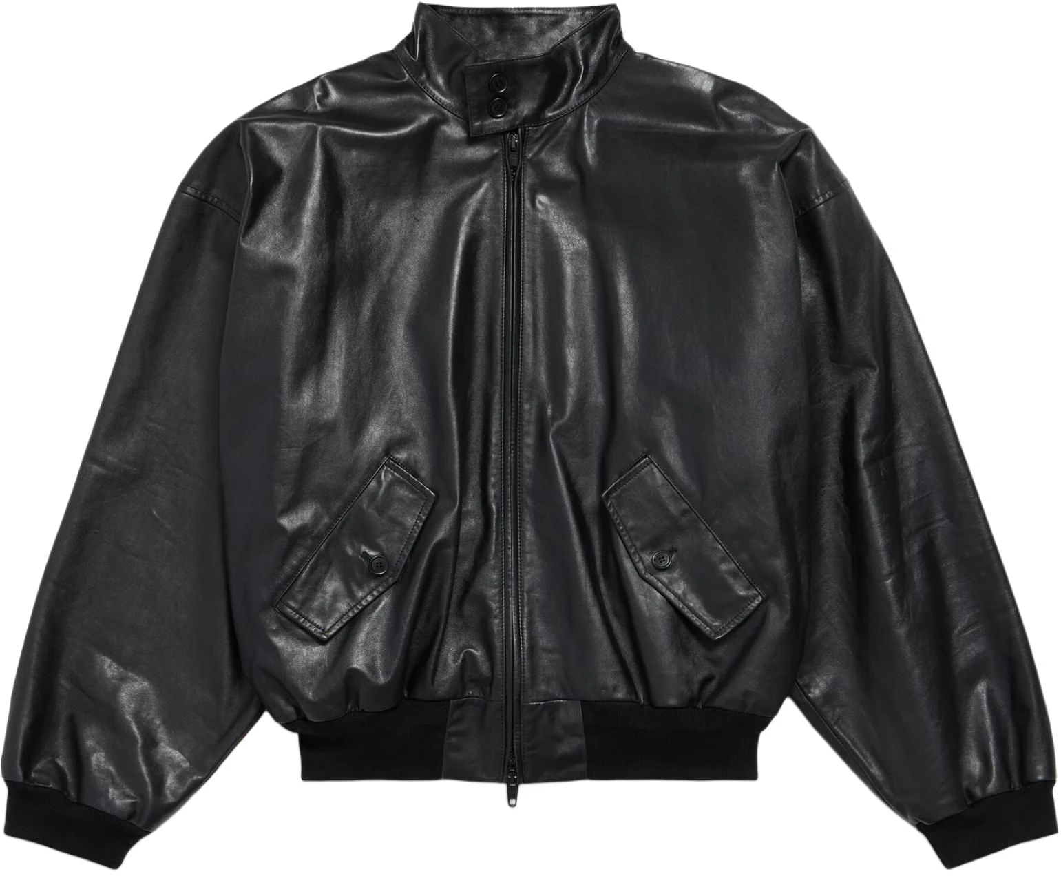 balenciaga-black-stand-collar-zip-up-oversized-jacket-805544-trs-131000