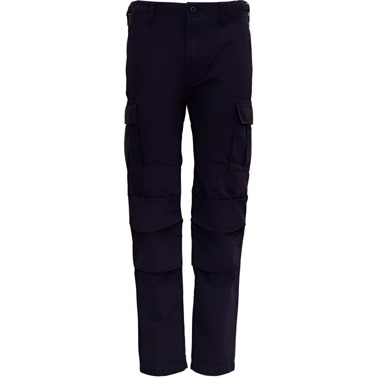 Balenciaga Black Straight-Leg Cargo Pants with Pocket Zippers 642154TJP094100