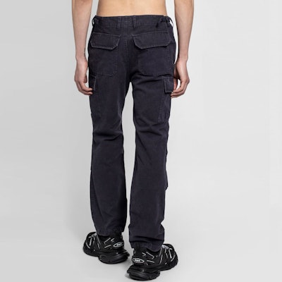 발렌시아가 블랙 스트레이트 핏 카고 팬츠 포켓 지퍼 디자인 642154TJP094100 Details for 발렌시아가 블랙 스트레이트 핏 카고 팬츠 포켓 지퍼 디자인 642154TJP094100