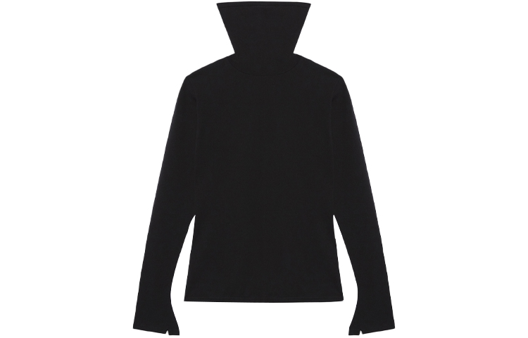 Order バレンシアガ ブラック タートルネック マスク一体型 ニットセーター 657399T51591000