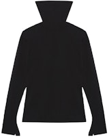 발렌시아가 블랙 터틀넥 마스크 니트 스웨터. 657399T51591000 Order 발렌시아가 블랙 터틀넥 마스크 니트 스웨터. 657399T51591000