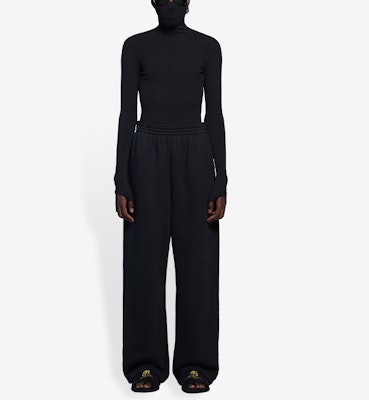 バレンシアガ ブラック タートルネック マスク一体型 ニットセーター 657399T51591000 Lookbook バレンシアガ ブラック タートルネック マスク一体型 ニットセーター 657399T51591000