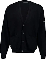 Balenciaga Black V-Neck Single-Breasted Jacket Regular Fit Long Sleeve 788596T33151000 Balenciaga Black V-Neck Single-Breasted Jacket Regular Fit Long Sleeve 788596T33151000